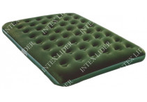 67555 Bestway Надувной матрас Flocked Air Bed(Queen) — D Cell Pump 203x152x22 см + насос на батарейках